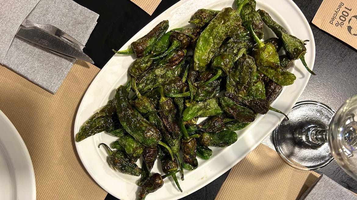 pimientos de Padron en Galicia