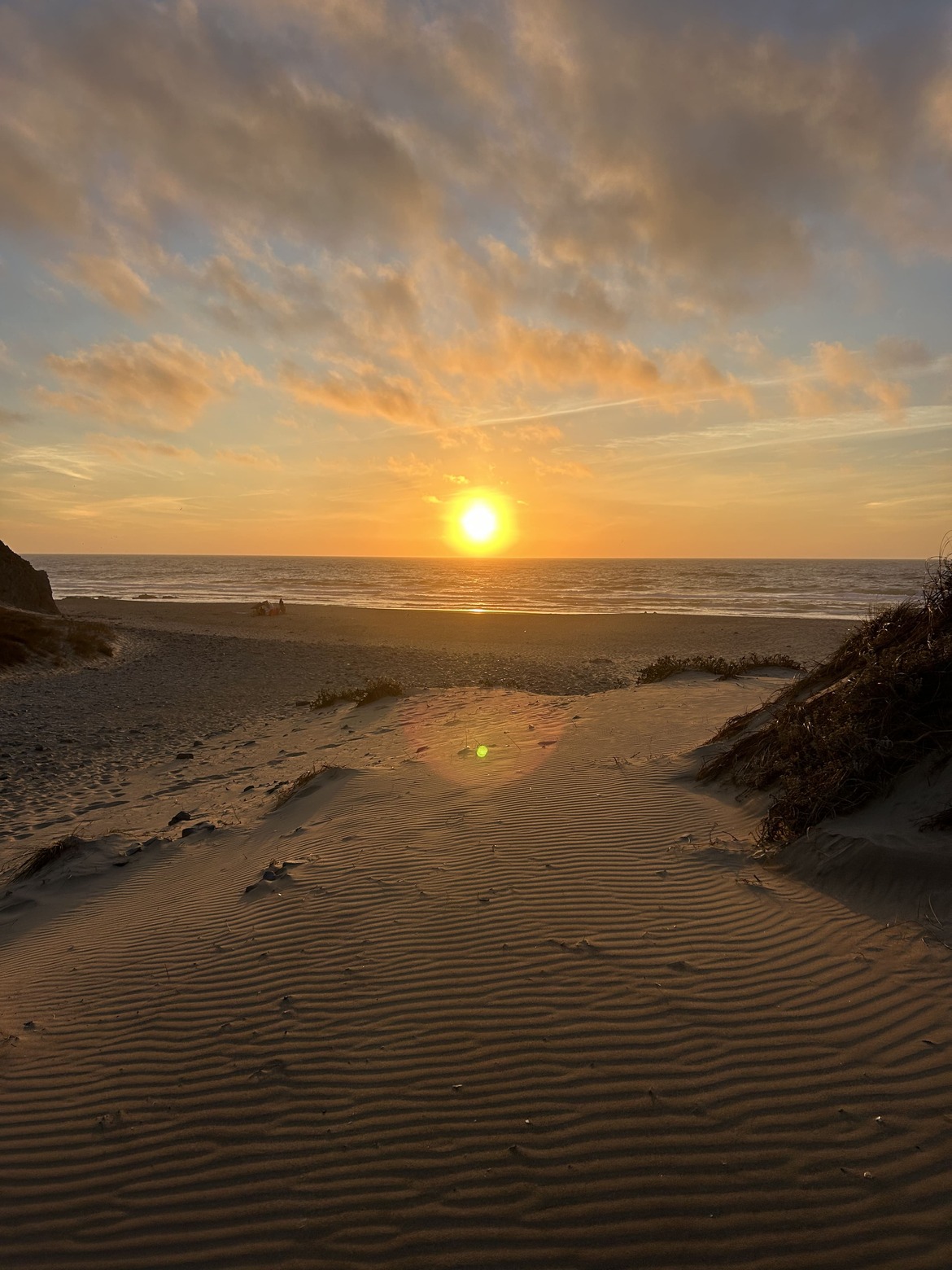 atardecer desde la costa vicentina Portugal