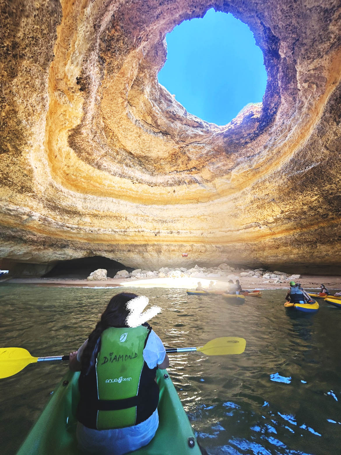 Montar en kayak en Benagil Portugal
