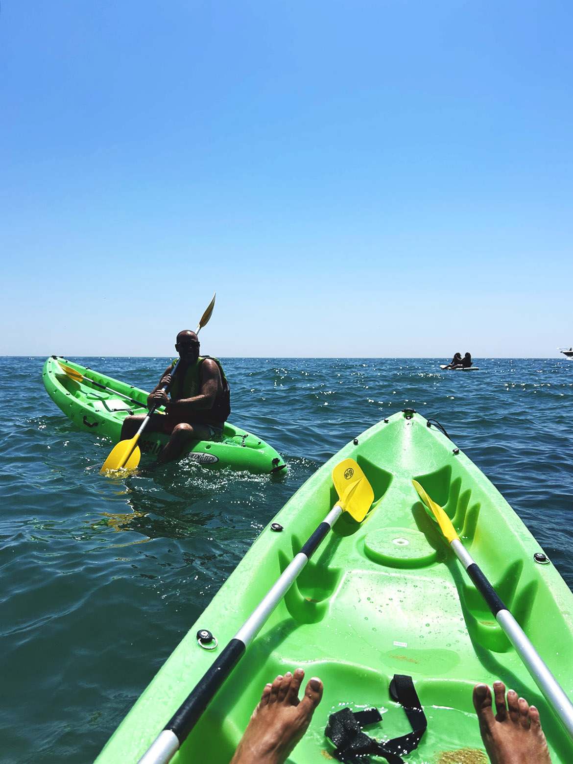 Montar en kayak en Benagil Portugal