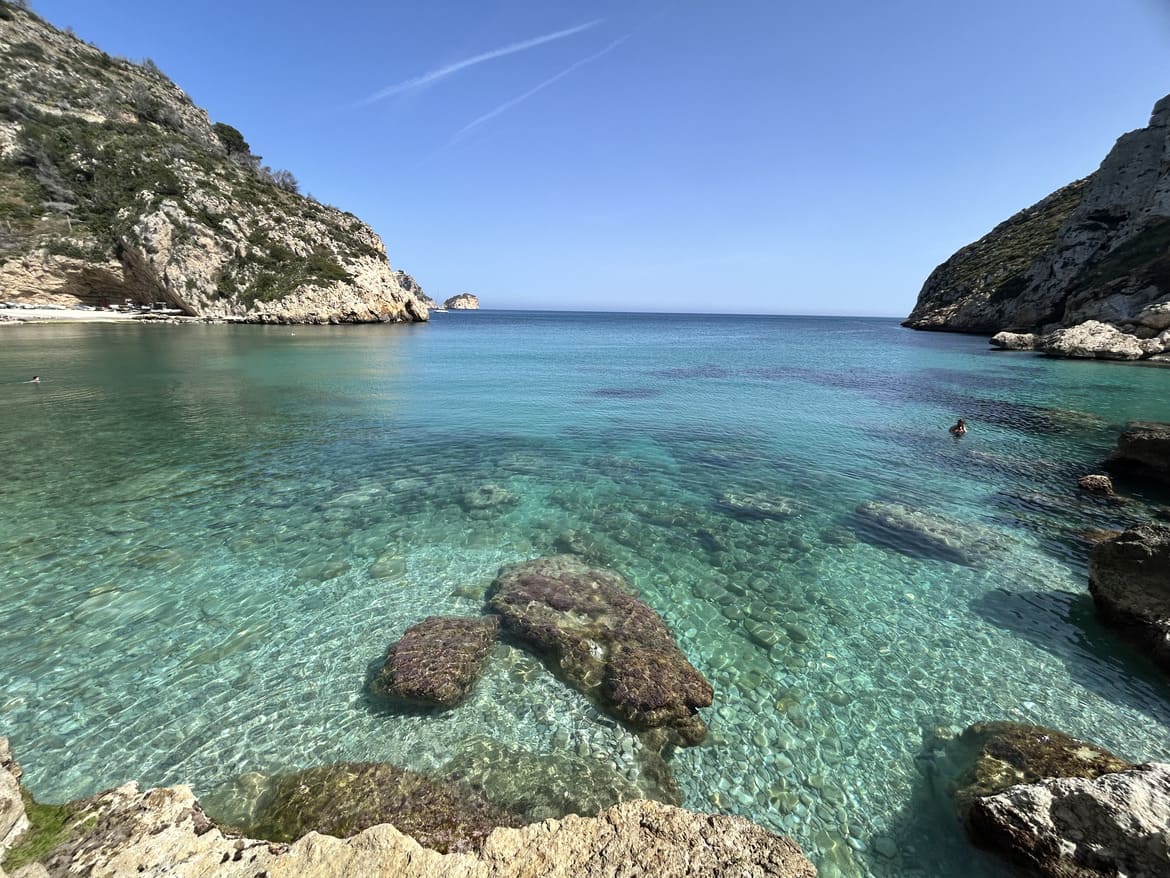 Playa Granadella en Jávea