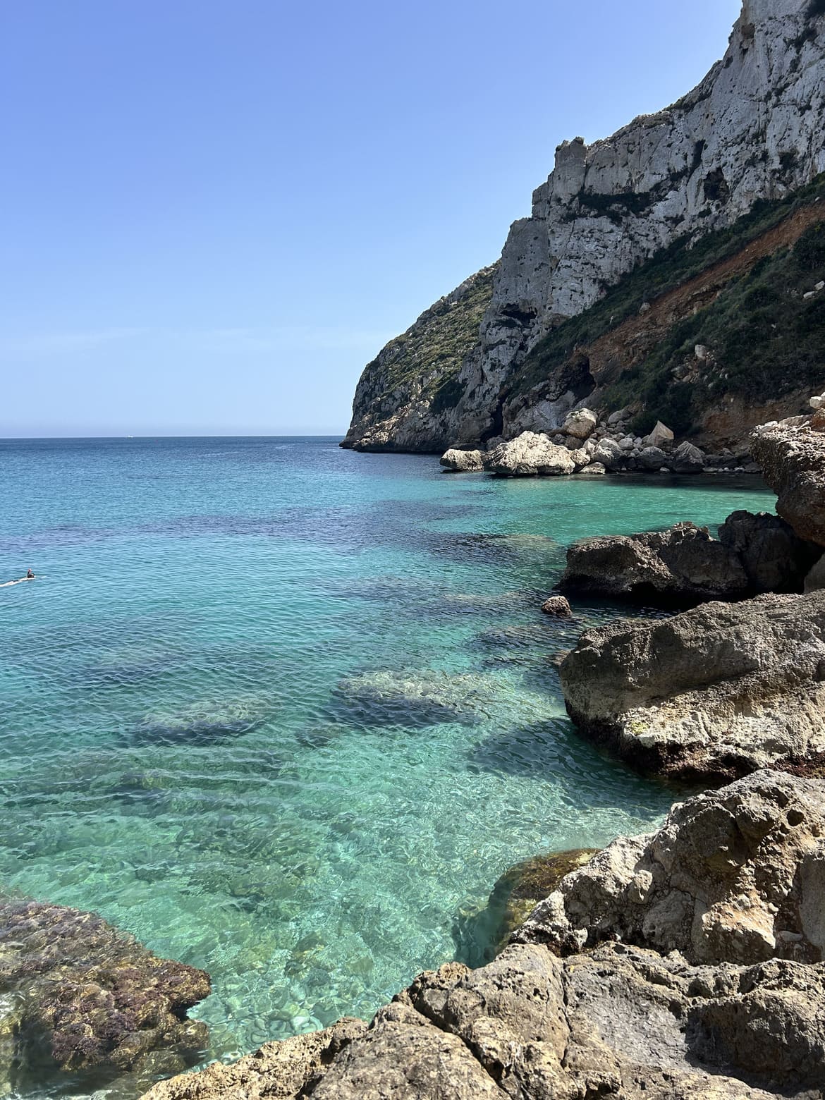 Playa Granadella en Jávea Alicante